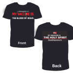 "My Vaccine is the Blood of Jesus" front/back